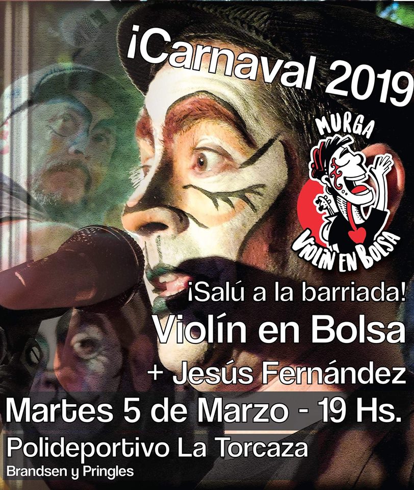 violinenbolsa's tweet photo. ¡Nos subimos al escenario de carnaval organizados por la Municipalidad de Ituzaingó en el Polideportivo La Torcaza!
El martes 5 de marzo a partir de las 19 Hs., la Violín vuelve al barrio junto a Jesús Fernández. a  Cnel. Brandsen y Cnel. Pringles: https://t.co/pfdp7hMc6x
¡ https://t.co/oysGWiHhxE