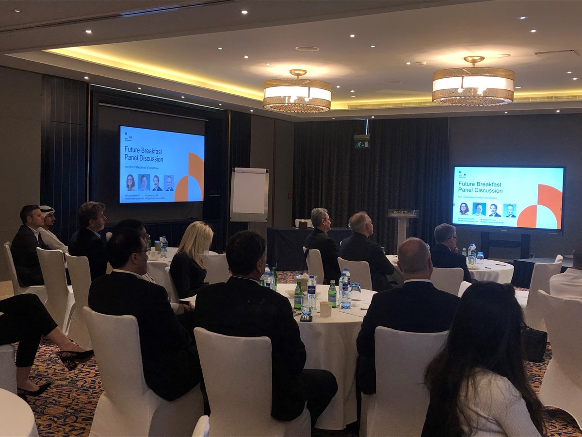 MottMacDonald's tweet image. Our #FutureWeek in the UAE began today with a panel discussion led by our regional general manager @chrisbseymour with Richard Shennan, Clare Wildfire and @GlennLyons2 focusing on the opportunities and challenges facing decision makers in a rapidly changing world.