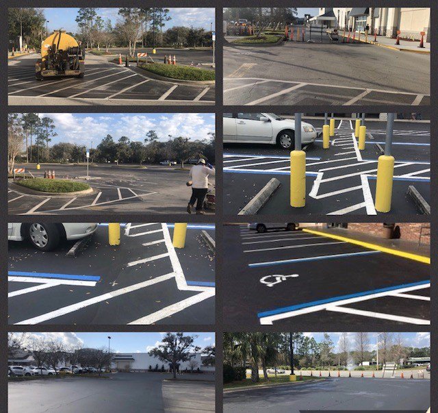 ABC_PAVEandSEAL's tweet photo. Without #linestriping, motorists tend to leave more space between vehicles and they aren’t very good at lining up in straight rows either!
https://t.co/AEtGLLVtjc
Here are some recent #jobinprogress pictures of a job our @ABC_PAVEandSEAL team is working on this week! https://t.co/W2lKkzqaKr