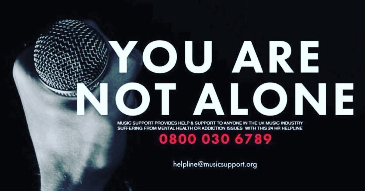 #mentalhealth #youarenotalone #support #wellbeing <a href="/Musicsupport_uk/">Music Support</a>