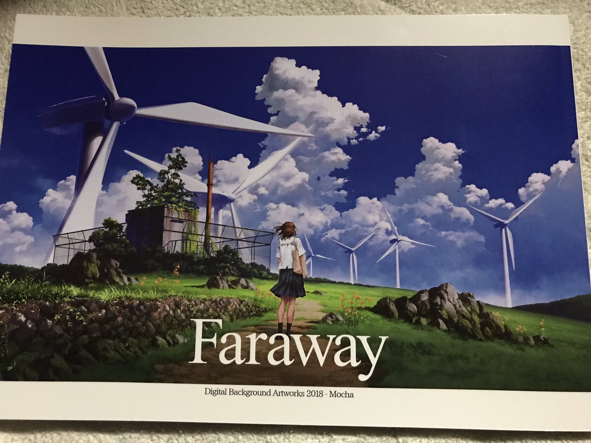 RT @Ibuki_1215sh: mochaさん @mocha708 表紙の夏空と風力発電機の絵は