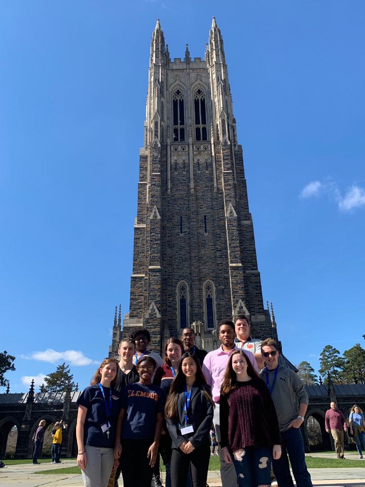 ClemsonFIRST's tweet photo. We had fun taking over Duke campus this past weekend at the Duke LIFE Conference @dukelifecon #1GLI https://t.co/lwesGtZIK3