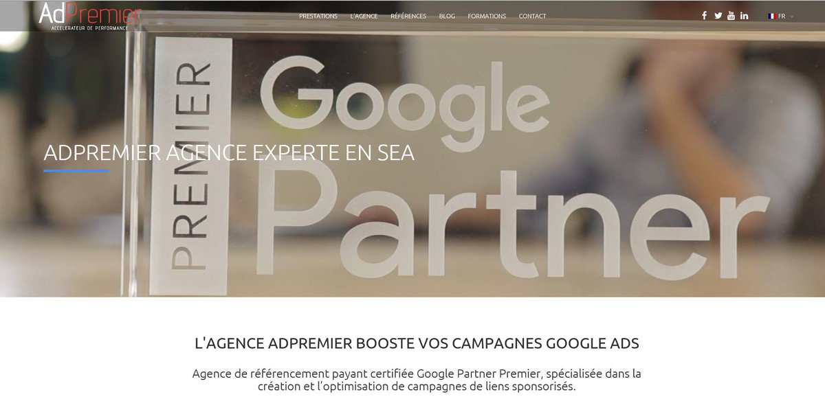 AdPremier_fr's tweet photo. Notre nouveau site est en ligne 🎉😁 
Venez vite le découvrir ➡️https://t.co/xelx4oKoEv 
#SEA #GoogleAds #Google #référencementpayant #webmarketing #agencewebmartketing #agencesea #bingads #facebookads #socialads #socialmedia https://t.co/CcVNqSslpJ