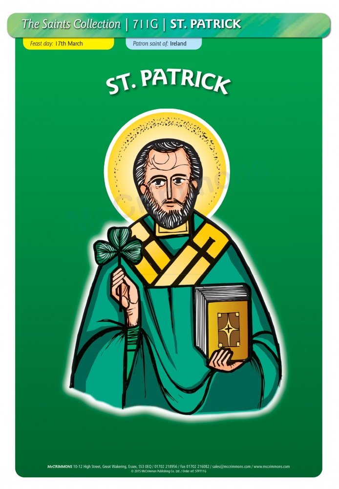 McCrimmons's tweet photo. St. Patrick ๐
#FeastDay 17 March #StPatricksDay
Patron Saint of Ireland ๐
#posters https://t.co/FnwVSqKnjw
#displayboards https://t.co/P4Jh7wjQpI
#lecternfrontals https://t.co/vqMMZ7upxA
#banners https://t.co/7ZVkG0oD6X
Choice of green, cream or blue/yellow background. https://t.co/ezWqMb76bN