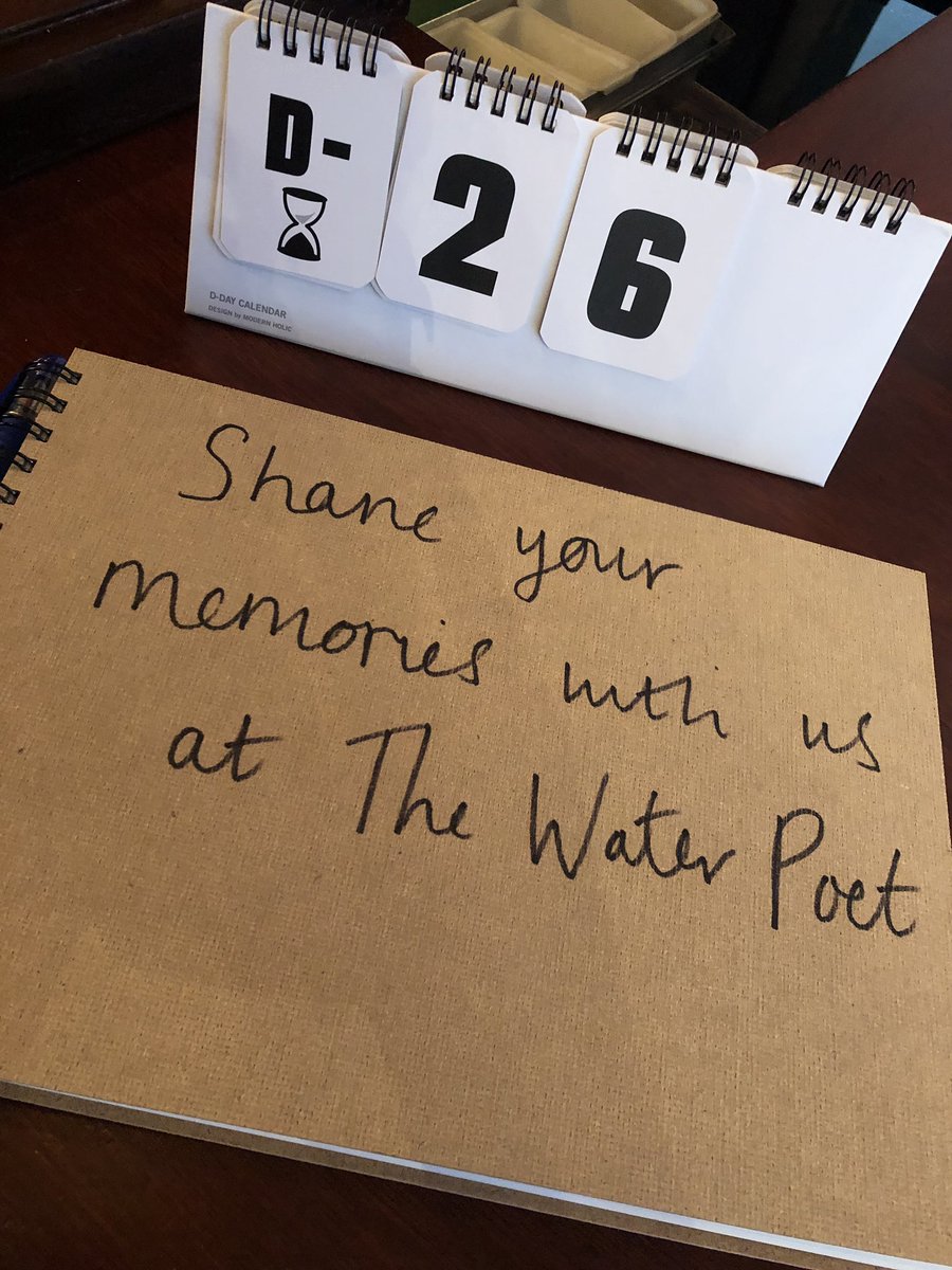 Come and share all your great Water Poet memories with us ! Can’t believe we only have only 26 days left ! #thewaterpoet #waterpoet #spitalfields #folgatestreet #memories