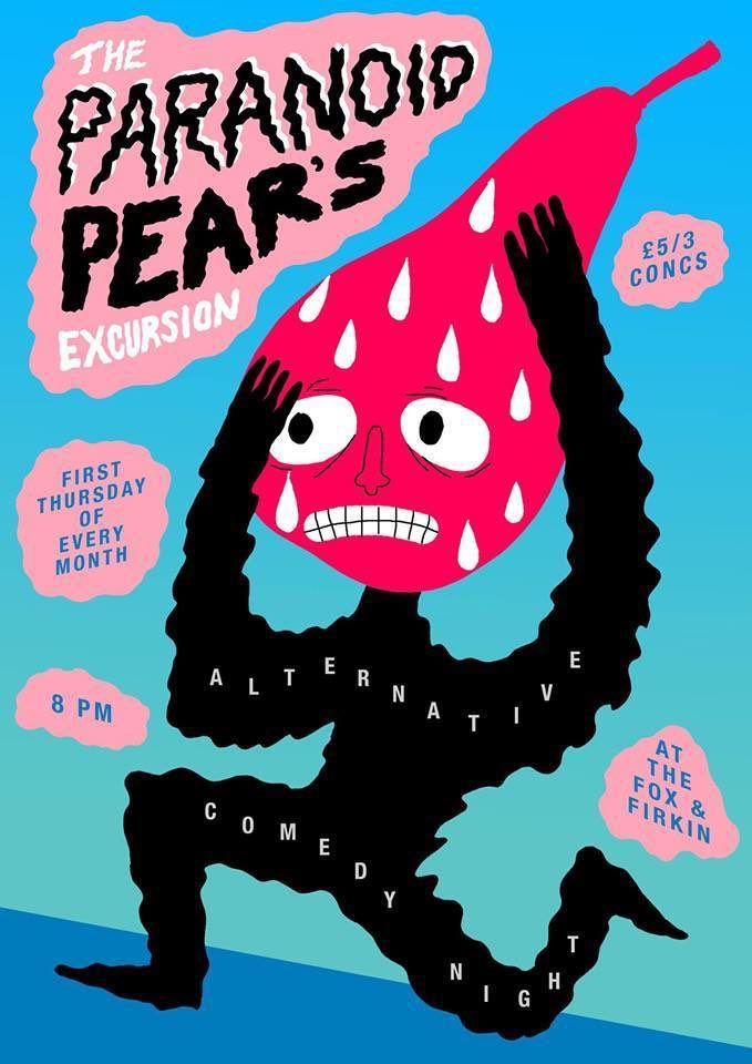 the Pear is BACK baby, this Thursday <a href="/FoxFirkin/">The Fox and Firkin</a> in lovely Ladywell. still paranoid but cheap as chips of chalk

featuring Shelf, Michael Brunström, Harrison Charles, Alice-India and Sian Clarke

so cheap so fun so soon

designmynight.com/london/whats-o…