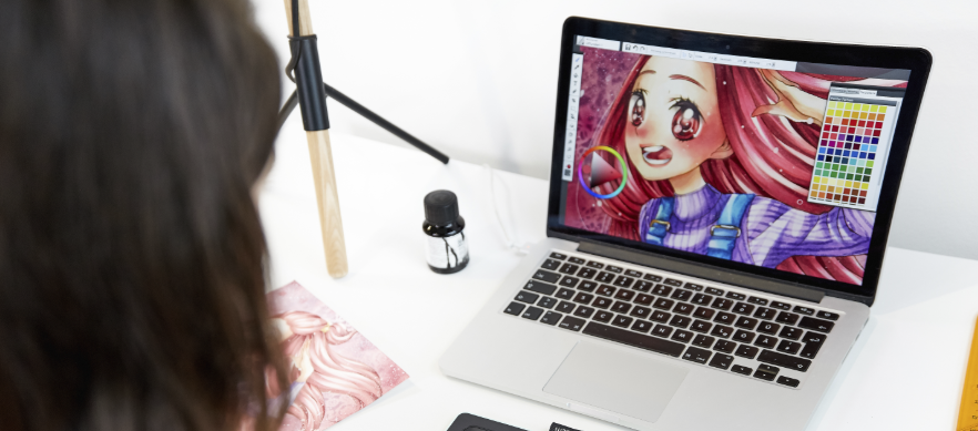 wacom's tweet image. NEW ON THE WACOM BLOG: How to capture the muse digitally? See how combining a Wacom tablet or display with @CorelPainter allows you to create whenever inspiration strikes: bit.ly/2GO4yHN
#DigitalPainting #PaintingTutorials