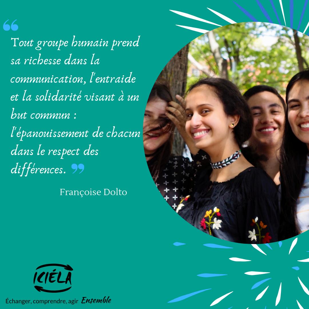 Iciela Iciela Vous Souhaite Une Excellente Semaine Avec Cette Belle Citation De Francoise Dolto Soyons Solidaire Pour La Creation D Une Societe Meilleure Mani T Co Miv5zv6b8x Twitter Iciela Iciela Vous Souhaite Une Excellente Semaine Avec Cette Belle Citation De Francoise Dolto Soyons Solidaire Pour La Creation D Une Societe Meilleure Mani T Co Miv5zv6b8x Twitter