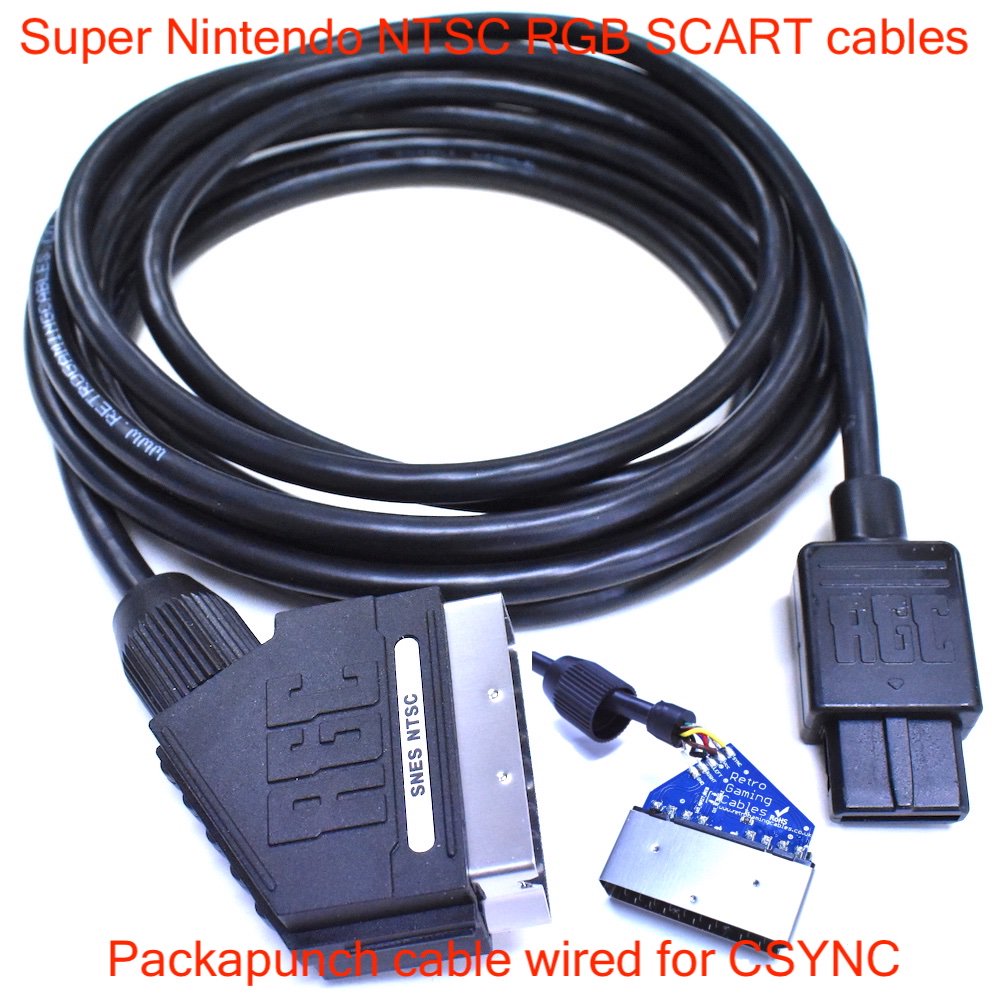 Retro Gaming Cables Limited on Twitter: "6ft SNES NTSC CSYNC RGB SCART  cables back in stock #retrogaming https://t.co/QzuxDawzgt  https://t.co/uXZzRXGGue" / X
