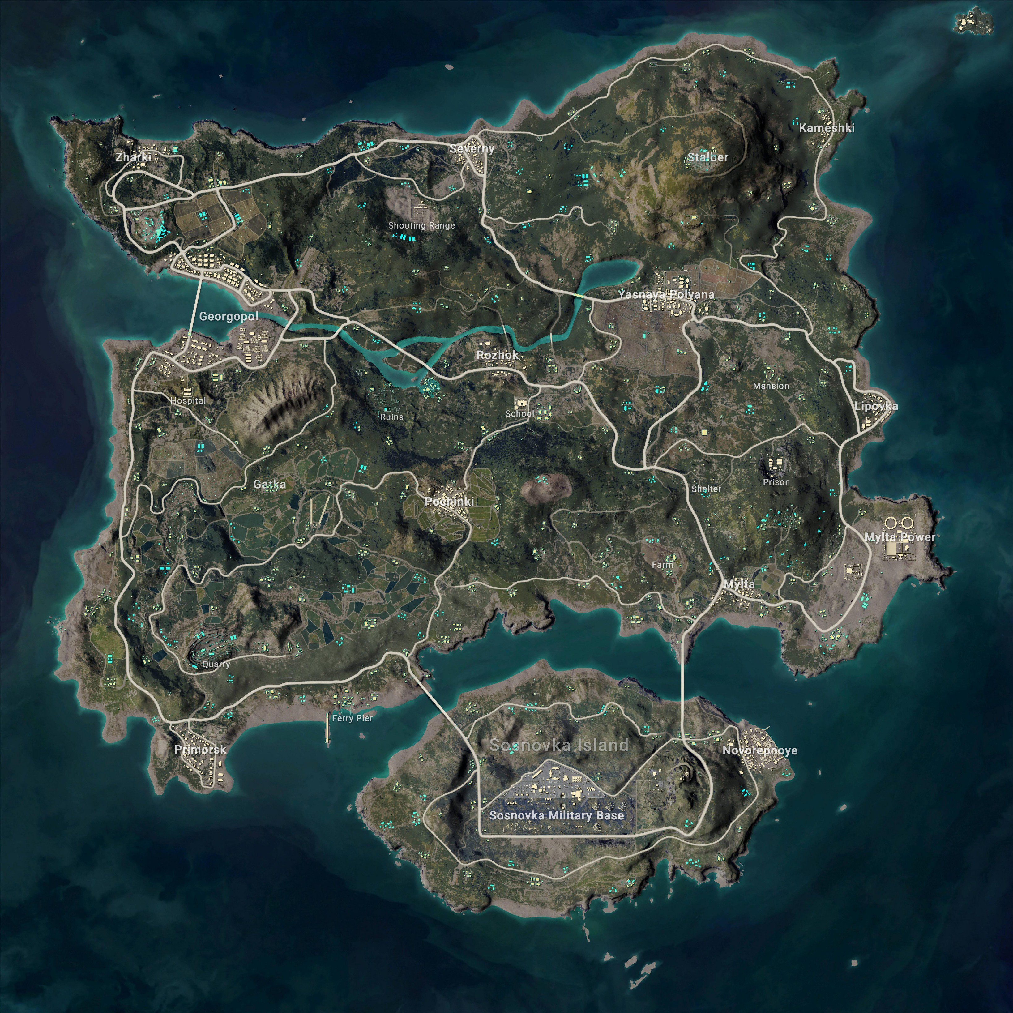 All map in pubg фото 75