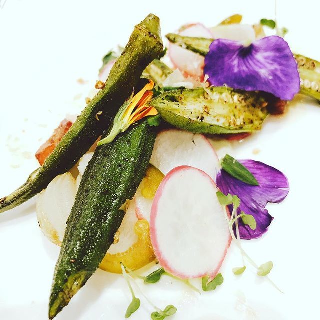 lifestylist's tweet photo. I have a new appreciation of this #Texas staple- #okra! This delicious #okrasalad by #cheftiffanyderry tasted as good as it looked- thank-you to #centralmarketcookingschool for hosting this #lesdamesdescoffier #fundraiser #dallasdames #dallasdweller #sho… https://t.co/QbqWXsqUUn https://t.co/3V2nzpPRzF