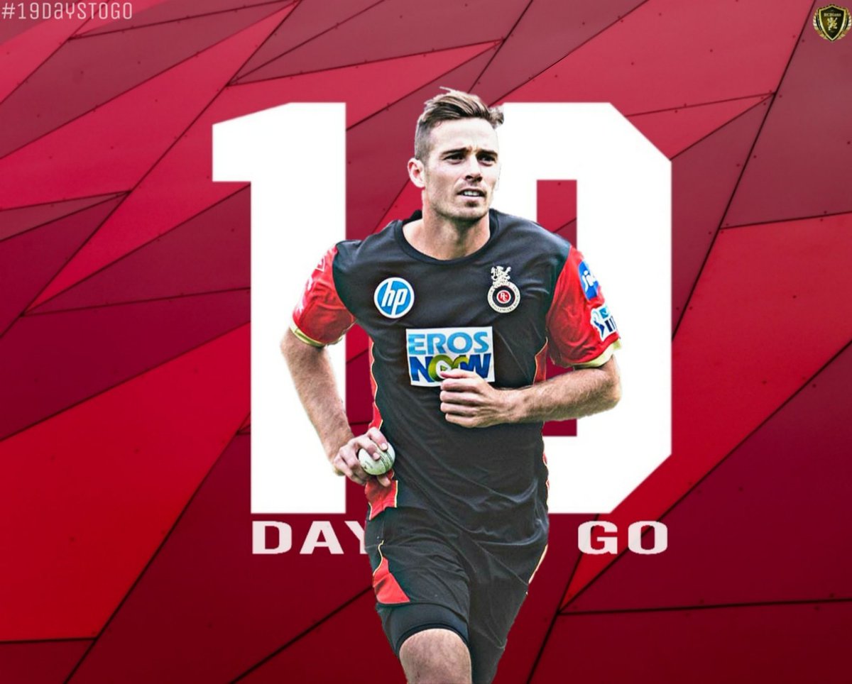 RcbiansOfficial's tweet photo. Just 19 Days more to the start of the #VIVOIPL2019 
@tim_southee is ready to start it with a BANG 
#RCBians are you?
#PlayBold #IPL #CSKvRCB @RCBTweets https://t.co/dewv9RkyTq
