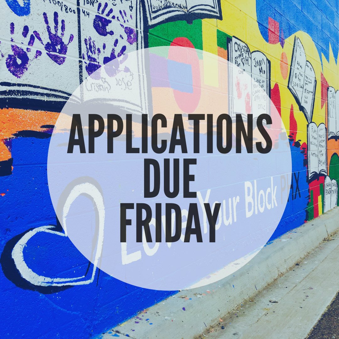 loveyrblockPHX's tweet photo. Phx neighborhood organizations share your ideas with us and apply by March 8th! 💙#LoveYourBlock #LYB

Apply: https://t.co/BPmQEBHHMG https://t.co/NEu68K15Kx