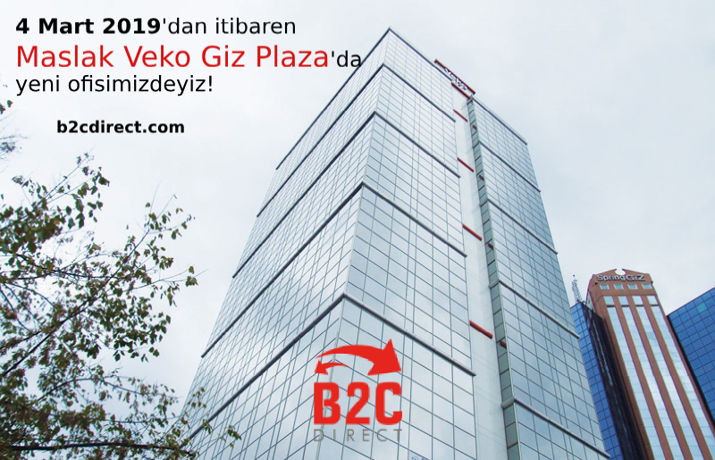 B2CDirect's tweet photo. 4 Mart 2019'dan itibaren yeni ofisimizdeyiz!

Yeni adresimiz: Veko Giz Plaza
Maslak Mahallesi, Meydan Sokak No:20, Kat:6, 34398 Sarıyer/İstanbul
#b2cdirect https://t.co/ePVMhJrlmQ