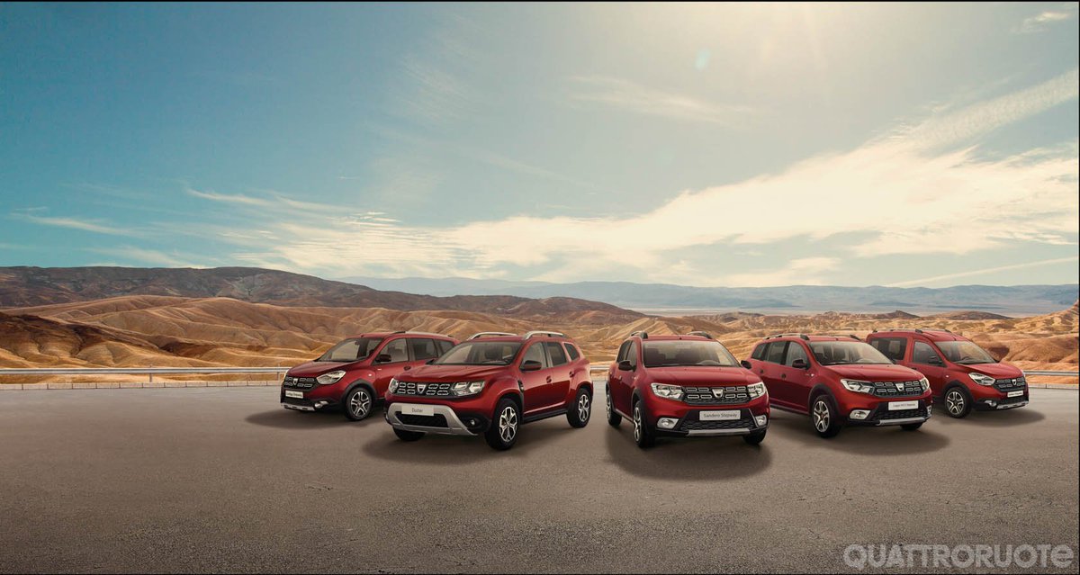 quattroruote's tweet photo. Su tutta la gamma #Dacia, debutta la serie speciale #Techroad, con equipaggiamenti completi e nuove tinte https://t.co/S8wtuOVGRl https://t.co/GkJgpH9EvH