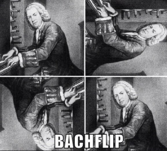 ResonanceWorks's tweet photo. Happy Monday! We're one day closer to our performances of Bach's St. John Passion! We're so excited that we're doing flips! #bachflip https://t.co/0jXF9r7UaX