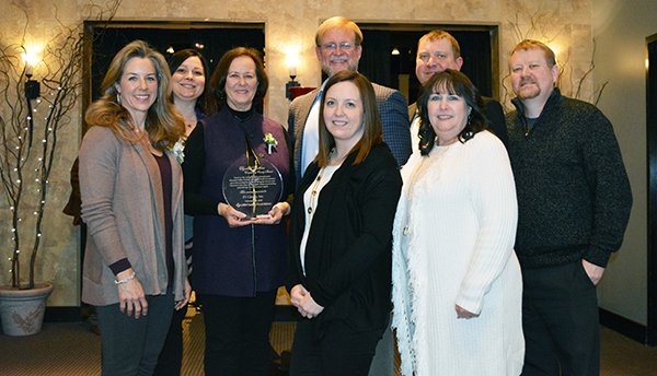 Community Service: P1 Group was recently honored with the <a href="/lmhorg/">LMH Health</a> Elizabeth Watkins award for ongoing support of the Lawrence Memorial Hospital Health System. P1 Group COO Bruce Belcher accepted the award.