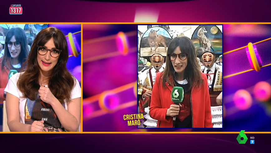 OJO 👀 al PARECIDO RAZONABLE entre <a href="/ana_morgade/">ana morgade</a> y la reportera de <a href="/sextaNoticias/">laSexta Noticias</a>, <a href="/Cristinamaro/">Cristina Maró</a> 👭😵 La zapeander lanza un MENSAJE en #zapeando1317: "Cristina Maró, dame tu WhatsApp que igual tenemos una conversación pendiente y nuestros padres también" 🤭🤭