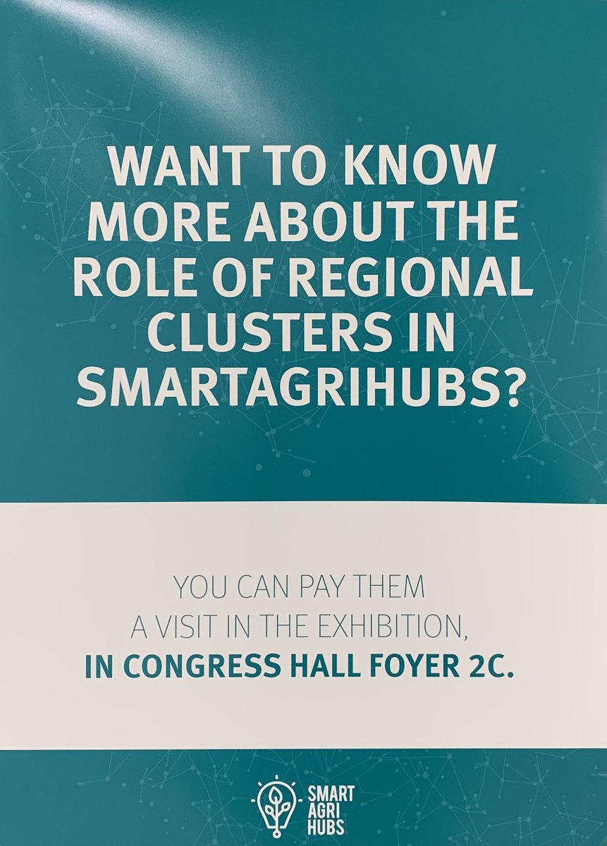 HSundmaeker's tweet photo. learn more about the @SmartAgriHubs #RegionalClusters https://t.co/hAgN99w7Hj