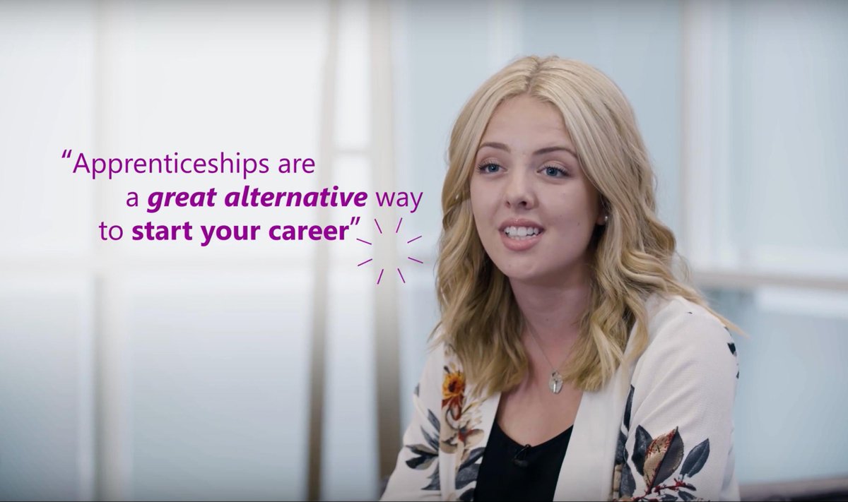 Happy National Apprenticeship Week! Kick start your career with a combination of hands-on learning and qualification-led training msft.it/6015TEH1S #NAW2019 #FireItUp