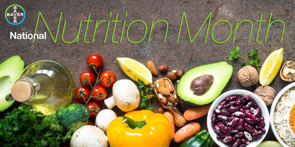 Bayer4CropsUS's tweet photo. It’s #NationalNutritionMonth which means there’s no better time to celebrate some great dietitians! Reply with a dietitan you follow! https://t.co/C0QtebEJdT