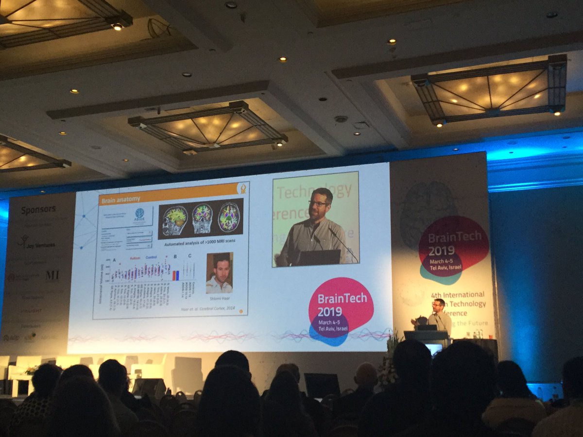 IsraelBrainTech's tweet photo. Ilan Dinstein from the Negev Autism Center, on Meauring physiology and behavior in young children with #autism. #BrainTech19 https://t.co/Nl1TO0b6DM