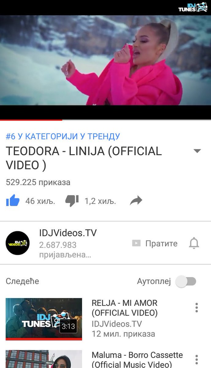 MajaNoleAna's tweet photo. Replay replay replay ❤ Prejaka pesma! #TeodoraDzehverovic #albumgodine #albumprvenac #linija #borbena ❤ https://t.co/Yx9i69TLss