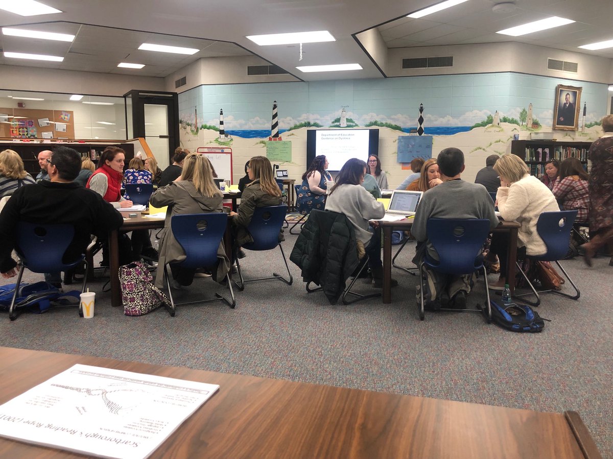 ForeShirley's tweet photo. Great job this morning of teachers coming together to collaborate and learn about Dyslexia and how to support their students needs.  Wonderful knowledge and experience being shared during the training. Teachers committed to continuous learning to make a difference. https://t.co/JUn0EYpqGi