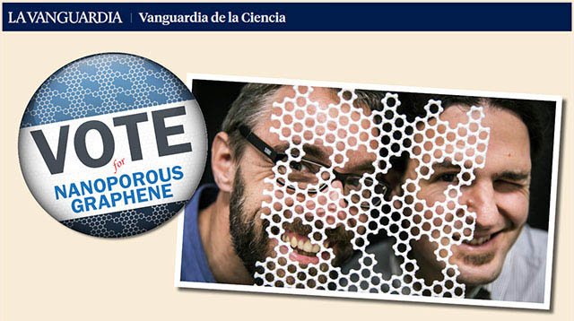 icn2nano's tweet image. THANK YOU!: Nanoporous #graphene has been awarded third prize of La #VanguardiadelaCiencia award! icn2.cat/en/news/4284-n…. We would like to congratulate all the winners and thank the readers who voted in this contest.