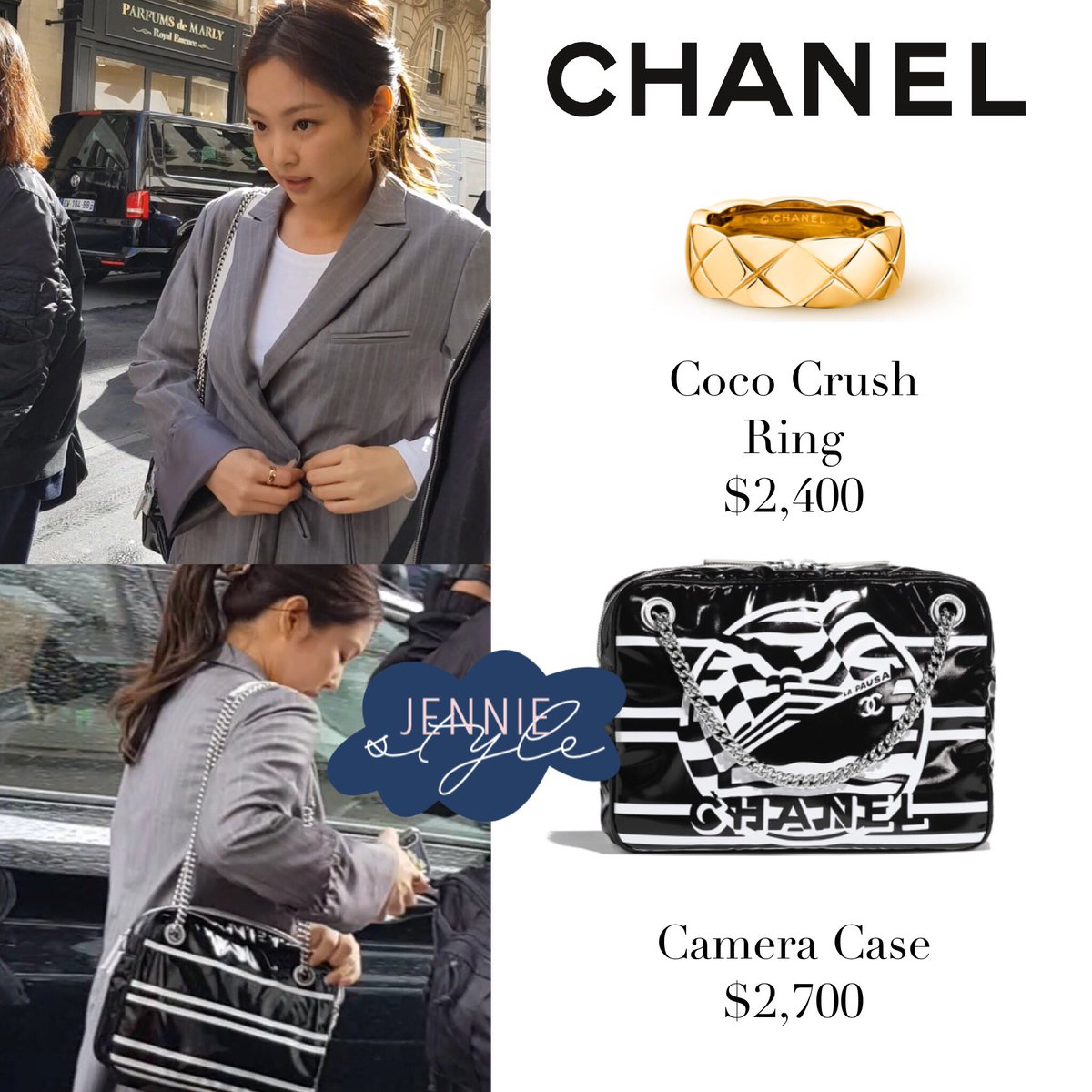 Jennie Style on X: Jennie in Paris 190304 #JENNIEforCHANEL Chanel