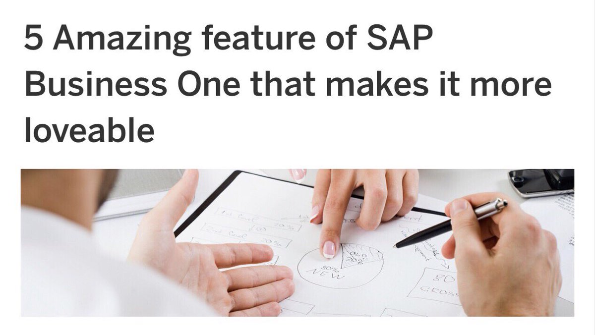 anil_marali's tweet photo. 5 Amazing feature of @SAPBusinessOne that makes it more loveable✨ Read more
https://t.co/jioIPp6BiU

#TheBestRun #SAP for #SMEs #SAPBusinessOne @SAPSmallBiz @SAPCloudERP @SAPMidsize https://t.co/gsWHDzIUqI