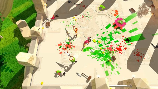 jaugustine's tweet photo. Some crazy deaths during #MondayMayhem today! @thewileyside @EvilDCrab

Groundless from @root121games is deathmatch where your only weapon is making/destroying the ground under your opponents' feet.

@swordygame is all sorts of weird physics with medieval weaponry! https://t.co/tgumqq1AE3