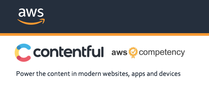 <a href="/awscloud/">Amazon Web Services</a> announced today that Contentful has achieved AWS Digital Customer Experience Competency status.  We're currently the only pure-play "headless" content management tool recognized by the AWS DCX program🙌 ctfl.io/AWS