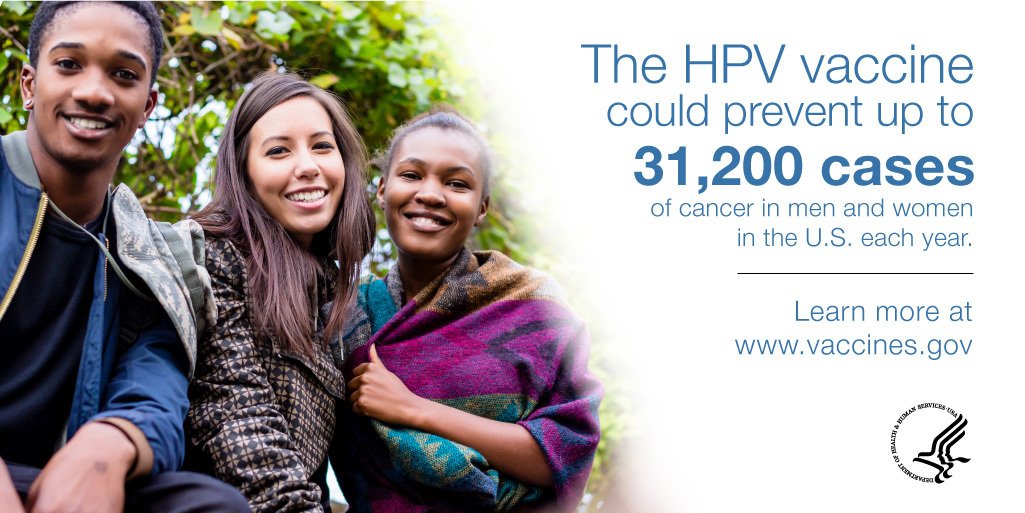 The HPV vaccine doesn’t just protect you from #cervicalcancer. It also prevents most genital warts. go.usa.gov/x9tyU #EndHPVCancers