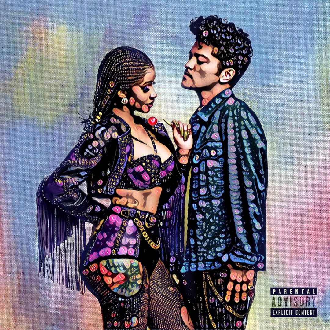 ilensEdits's tweet photo. Had to put my own little spin on the cover art love the song btw keep it up you two ! @iamcardib @BrunoMars
#art #brunnomars #CardiB everyone should check out #PleaseMeVideo https://t.co/V6EN0HRZqO