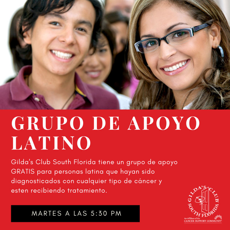 New #cancersupport group starting tomorrow - Grupo de Apoyo Latino starts tomorrow, March 5th at 5:30PM &amp; will meet every Tuesday @GildasclubSFL For more info bit.ly/2VsEzsn