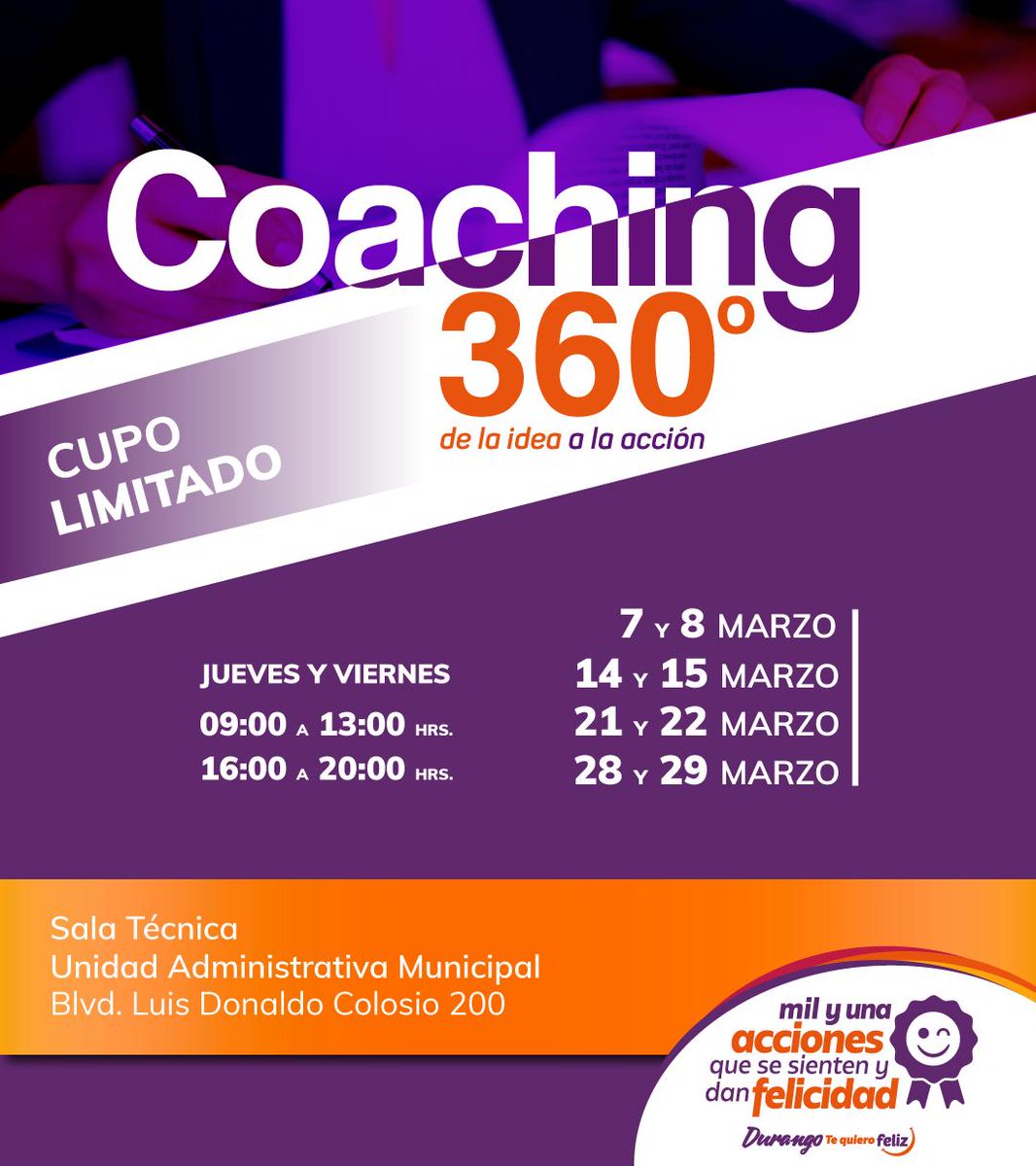 DMFEyT_Dgo's tweet photo. Ahora tendremos turno Matutino y Vespertino. Emprendedor descubre tu vocación y acercate a Ventanilla Municipal de Atención al Emprendedor #VEMAE
 Inscribite y participa ☎️137 83 42 y 48
 Iniciamos este  8 de Marzo
 🔸Cupo Limitado https://t.co/KG4WL2vyKZ