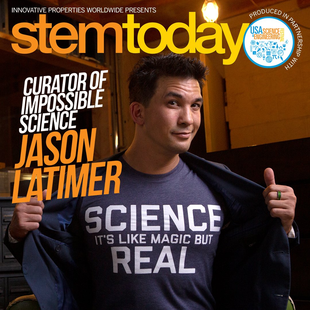 jasonlatimer's tweet image. Special shout out to STEM Today Magazine and their partnership with USA Science and Engineering Festival for all the support!!!! Thank you so much for showcasing #ImpossibleScience and spreading the word about the importance of wonder in education!