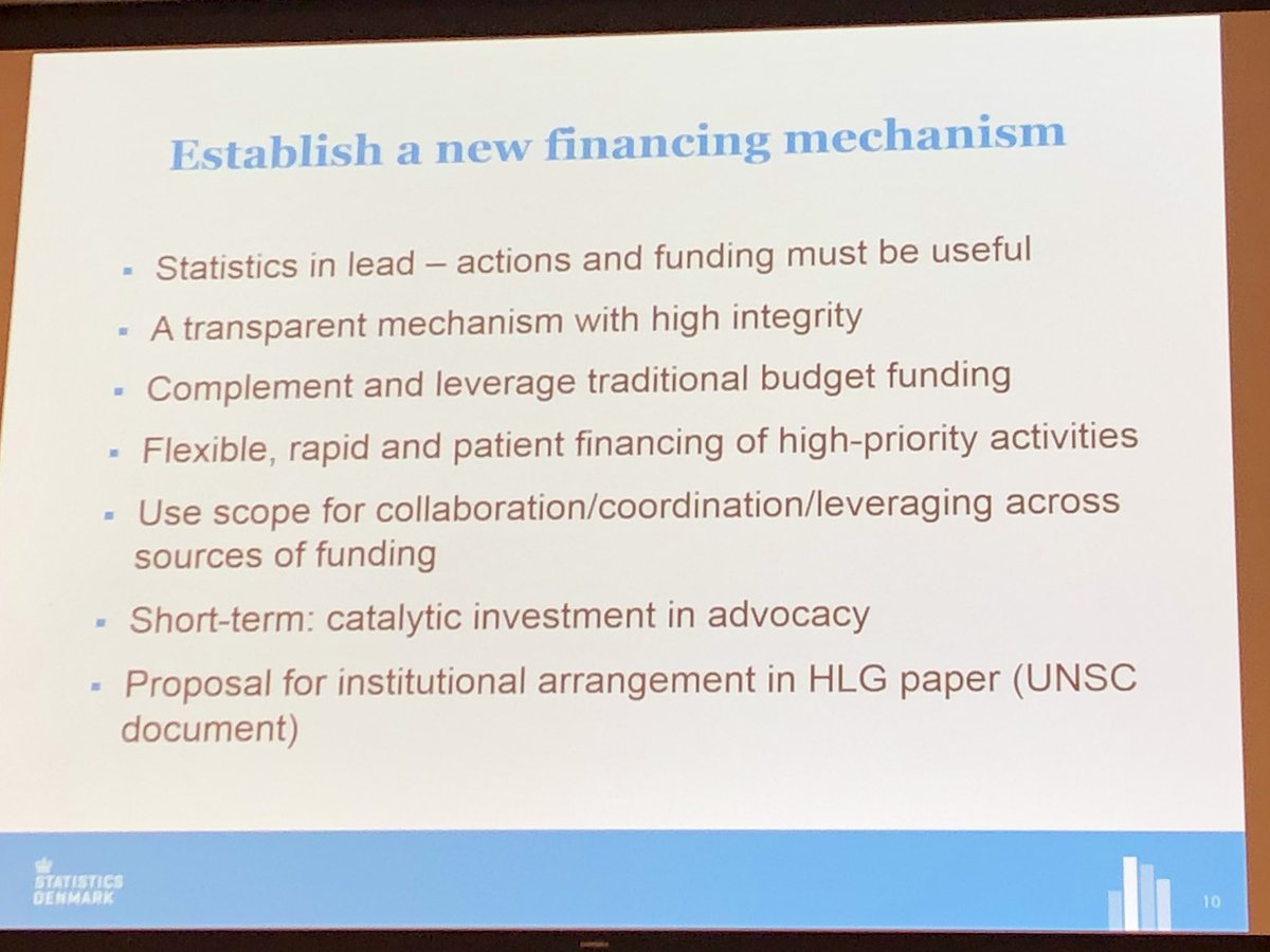 dataactlab's tweet photo. Have we invented SDGs with out knowing if they will ever be meet? Currently we can only track a fraction of the SDG targets. A funding mechanism for statistics is needed says @StatisticsDenmark #Data4SDGs , #UN50SC https://t.co/XWPZCOXsIC