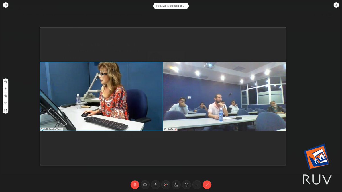 BVU_UASLP's tweet photo. PORTAL DE LA PRODUCCIÓN CIENTÍFICA Y GESTIÓN DEL CONOCIMIENTO DE LA UASLP

Videoconferencia impartida por la Mtra. Rosalina Vazquez Tapia desde la sala de videoconferencia del @CICTD, para el CIAZM, de la Universidad Autónoma de San Luis Potosí UASLP.

#UASLP #SiempreUASLP #RUV https://t.co/u8XoiyCzao
