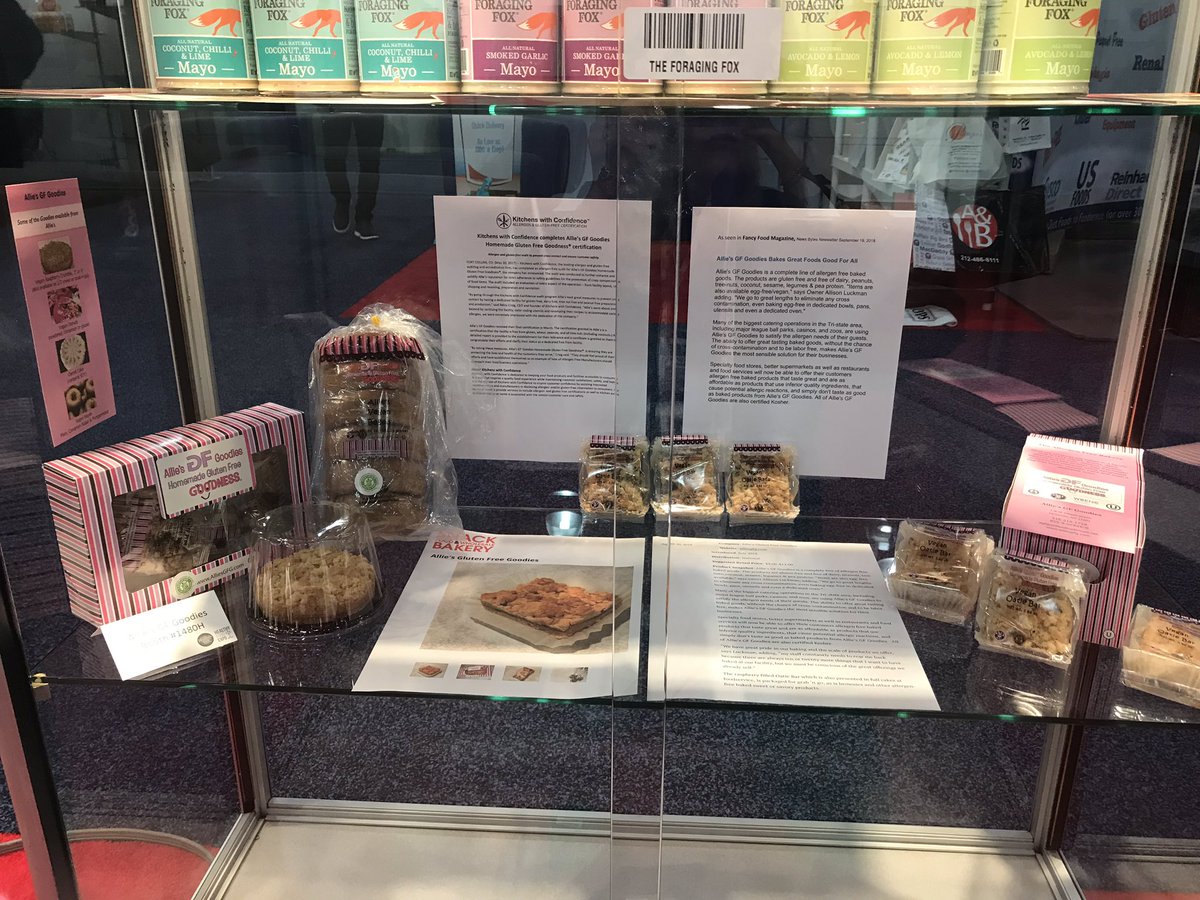 alliesgfg's tweet photo. #stupidcomment of the day: I’m at the #nyfoodshow at #Javitz and someone takes a sample I say it’s #allergenfree  he says don’t worry I won’t sneeze I say I’m more concerned with you #dying? #education people! https://t.co/uaU8eEsfWH