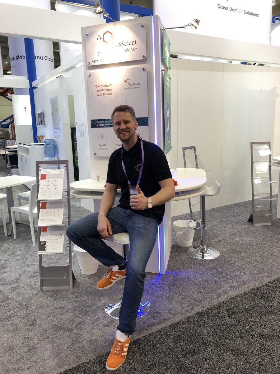 quoscient's tweet photo. .@RSAConference, Team #QuoScient is ready as our Communications Manager @schuessler_c indicates π.
We see you at booth 5671/21 π©πͺPavilion!
#RSAC #RSAC2019 #RSAC19 #Security #InfoSec #cybersecurity #DigitalActiveDefense #DefenseAsAService #ThreatIntelligence #MalwareAnalysis https://t.co/l3z69YhhPi