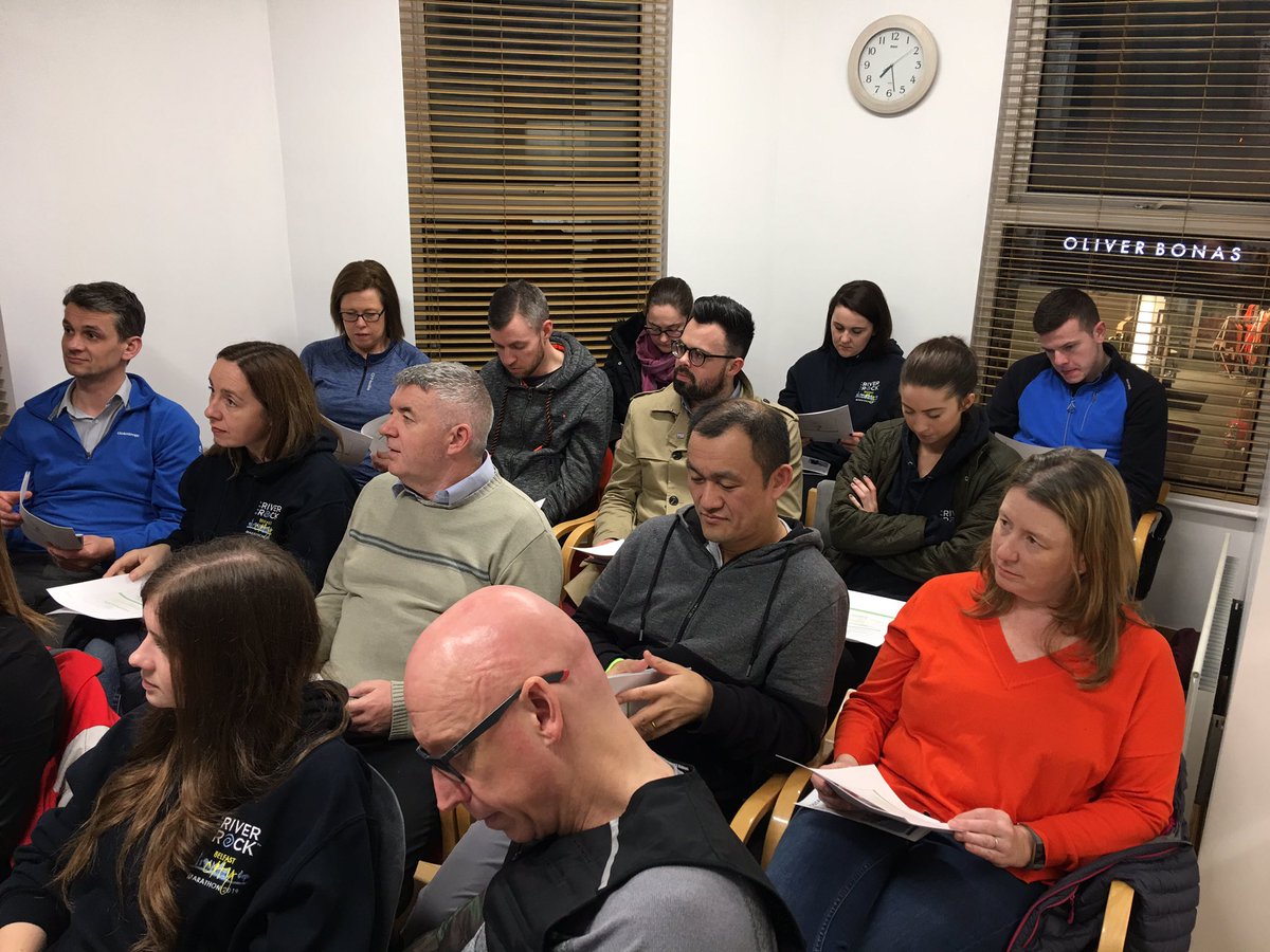 marathonbcm's tweet photo. Thank you to our Official #Nutrition Partner @framarhealth for hosting our #ExperimentGroupBCM meet up! All training for their 1st #marathon on 5 May!
Great to hear a wealth of knowledge & expertise from PODIATRY@Paulโs & Sarah Trimble Nutrition
#TeamFramar #ChooseBelfast https://t.co/ArZPPM6jPu