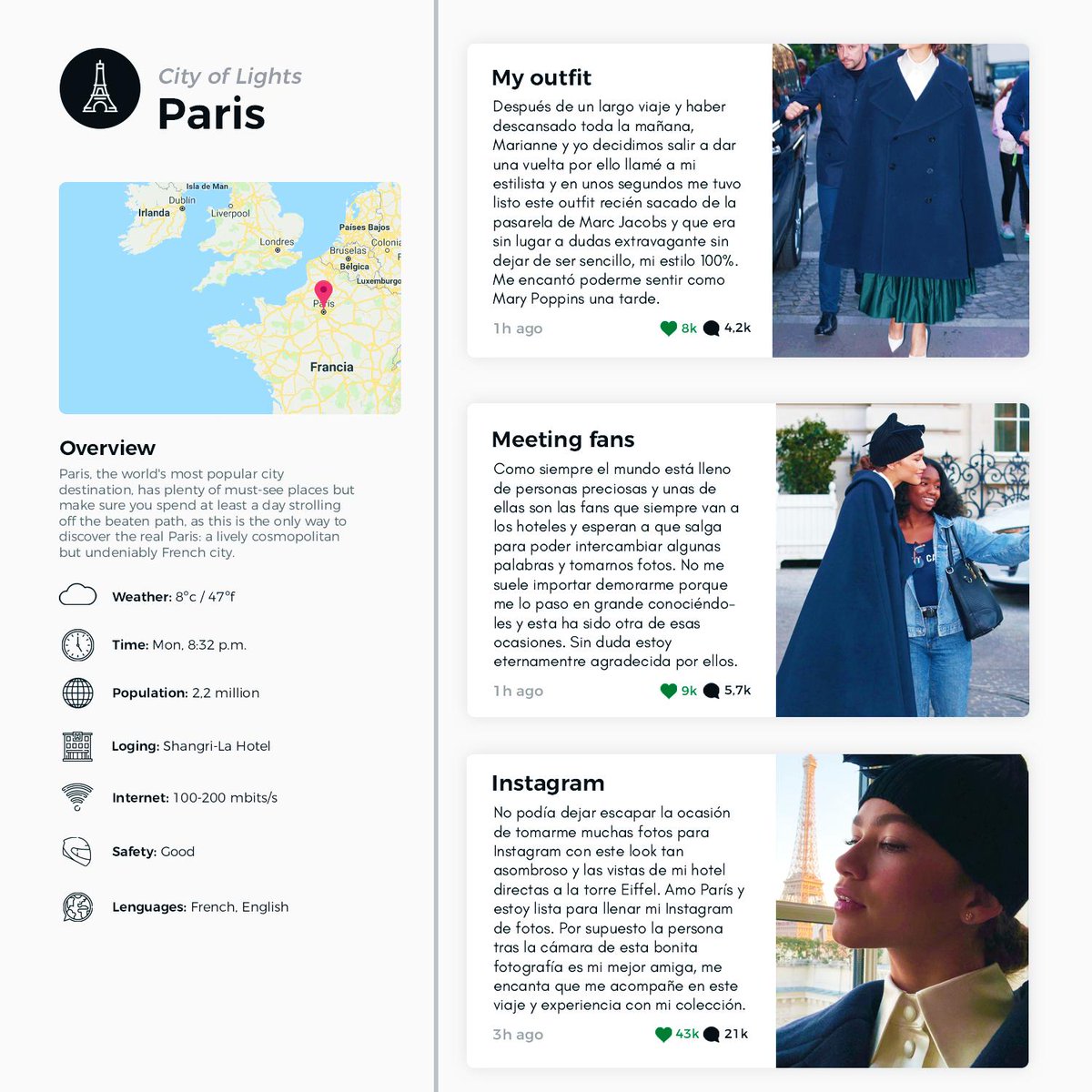 (♡); Et la nuit tombée pour ne plus jamais pleurer. Je chasse deux trois paires de bras pour m’y réfugier. Seulement le temps d’un baiser pour ne plus jamais me voir. Sans toi. Paris ne veut plus rien dire si je dois la conquérir, sans toi.