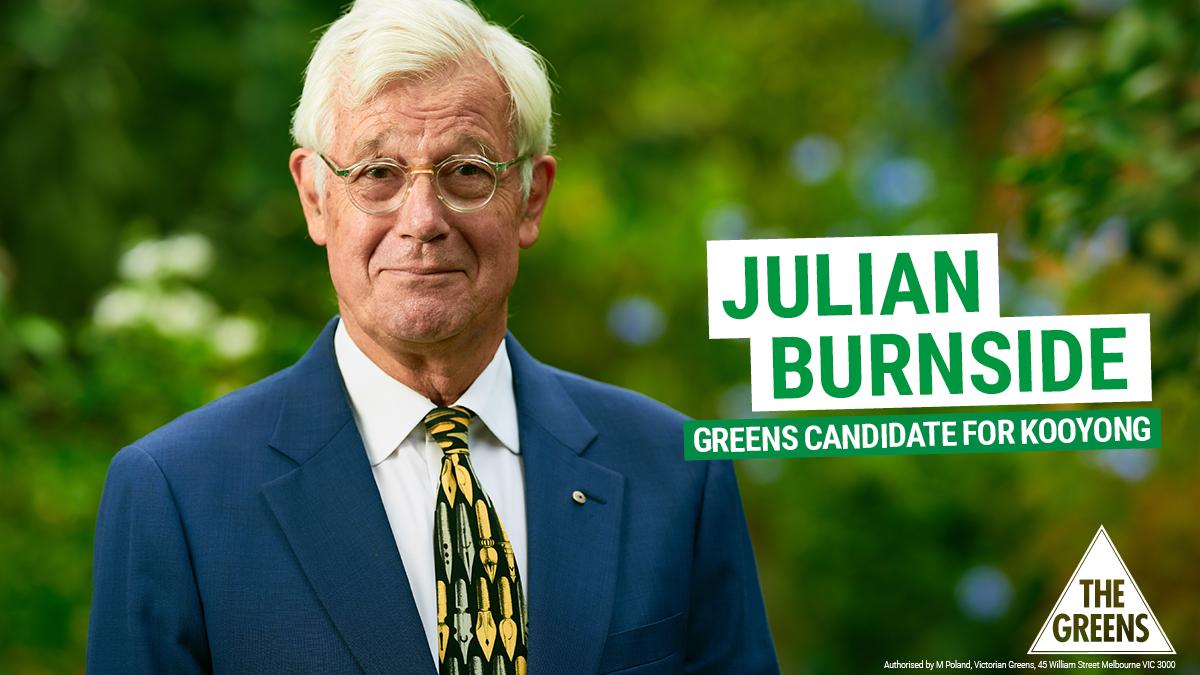 Welcome <a href="/JulianBurnside/">Julian Burnside</a>! #greens #auspol