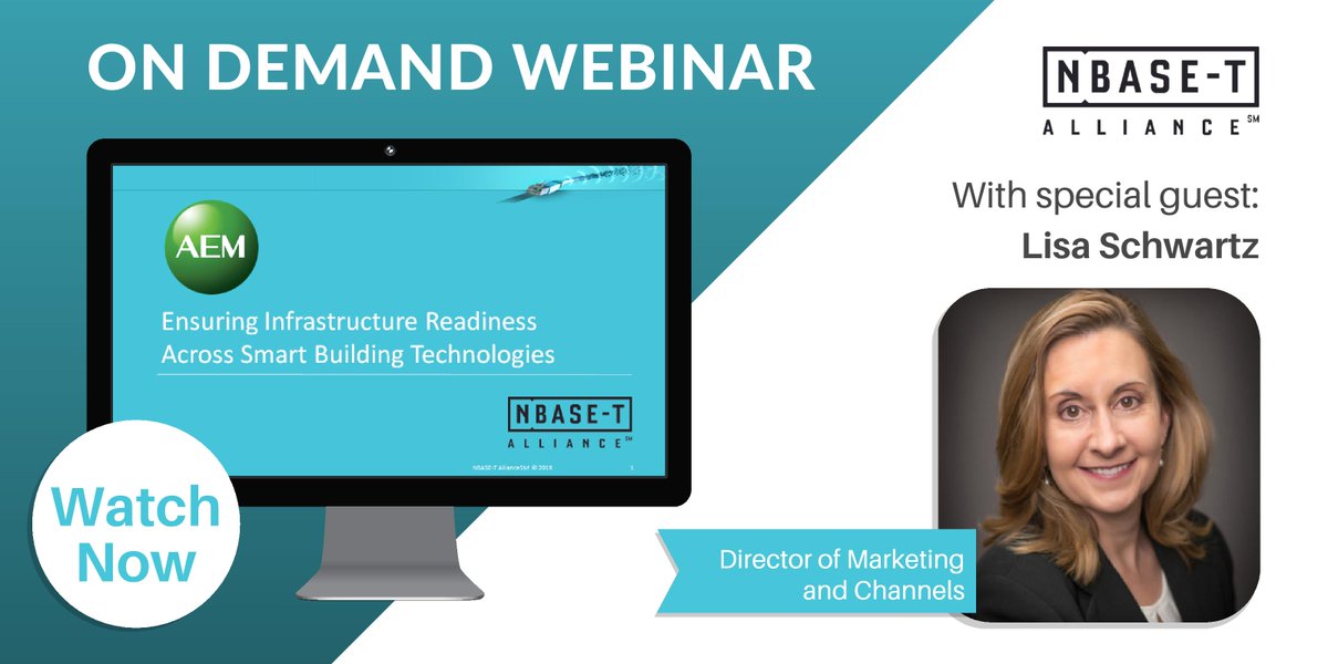 NBASETAlliance's tweet photo. #WebinarWeek Join @lisaschwartz_co and @petergjones discuss infrastructure readiness across #smartbuilding tech. https://t.co/NGs4VrCYTJ #NBASET #NetworkInfrastructure #ethernet https://t.co/ScEeMnLsk7