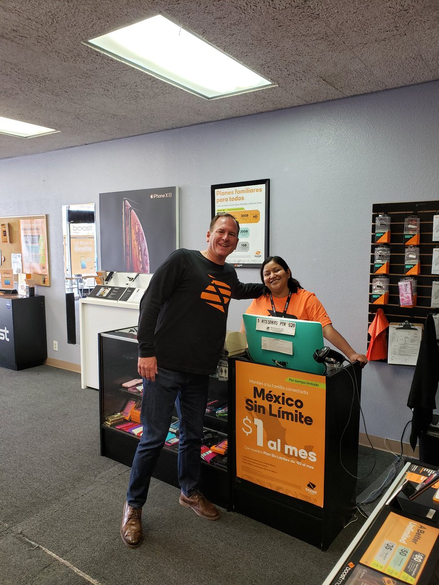 Love seeing what Jim Atkinson does best! Role playing with the amazing Karen from <a href="/mstelecommca/">Ms Telecomm</a> great visit and thank you for all of your support SPG Team! <a href="/dahlquist/">dahlquist</a> #theVIPboost @noreen_vip <a href="/vipcaseyf/">Casey Fernandez</a> @MichaelHarnVIP @Dk1team1dream <a href="/VIPwireless/">VIP Wireless</a>