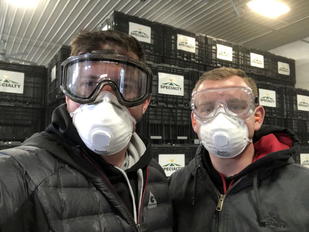 RiggsAg1's tweet photo. It may feel like -3 outside, but it feels like planting season in here. #treatingbeans #nemastrike #specialtyhybrids https://t.co/FSdfAKs0lu