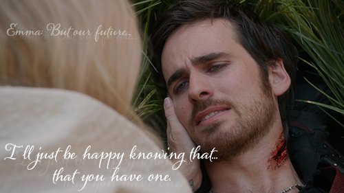 Neal wanted forgiveness from Emma so that he could save himself from his own guilt...Killian wanted Emma to save herself. Killian wanted Emma to have a future even if it was w/out him. Killian wanted Emma to have whatever it was she desired & not for himself but for her.