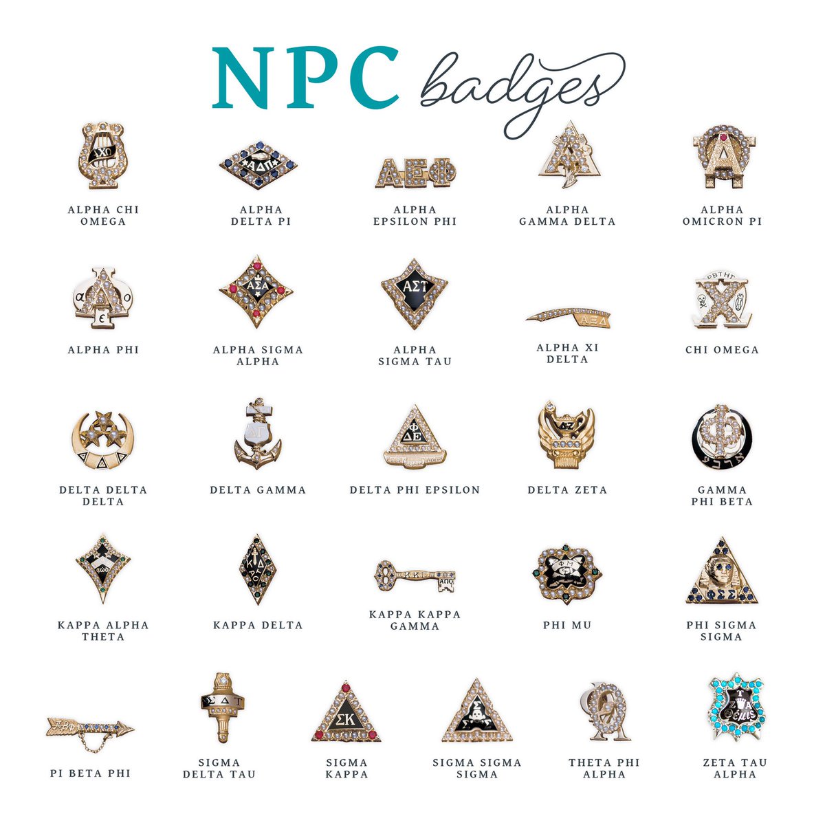 ChiOmegaXO's tweet photo. Celebrate International Badge Day with our Panhellenic Sisters by wearing your badge today with pride! Then, check out Story 29 to learn more about Sister Patty Disque who exemplifies what it means to be Panhellenic. Tweet us a pic with your badge on! https://t.co/6ygS5XWlc4 https://t.co/c46H7NZBRU